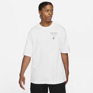 Jordan Tee-shirtà motif délavé Flight Essentials pour Homme - Blanc - Taille L - Male