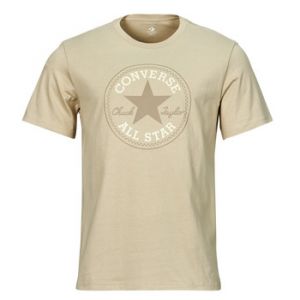 Converse T-shirt CHUCK PATCH TEE BEACH STONE / WHITE Beige - Taille EU S,EU M,EU L,EU XL