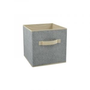 MSV Boite Tiroir de rangement microaérée et respirant Gris