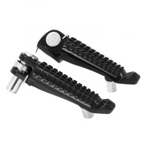 Paire de repose-pied avant moto Avoc Yamaha 700 Mt-07, 900 Mt-09, 600 Xj6, Fz6, 800 Fz8, 1000 Fz1 Anodise