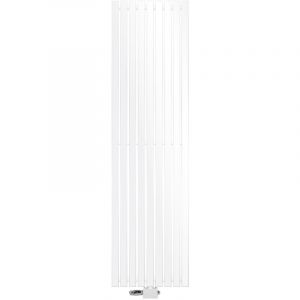 Luxebath - ecd Germany Radiateur &agrave; Panneaux Blanc - Stella Design - 480x1800 mm - Raccord Central - Garniture de Raccordement Universel - Thermostat