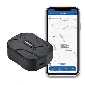 Zeerkeer Traceur GPS Voiture,Suivi en Temps R&eacute;el 10000mah 150 Jours en Veille,Traceur GPS avec Aimant Puissant, &Eacute;tanche Anti-Perte Localisateur GPS,GPS Tracker Alarme pour Moto Bateau Gratuit APP