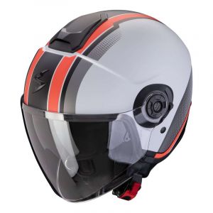Scorpion Exo Casque jet -City II Vel gris/rouge mat- S
