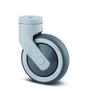 Roulette pivotante design - haute qualit&eacute; - avec pare-fils - &oslash;100mm- Levina