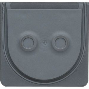 Hager Accessoire pour boite entrée 2 câble cubyko associable gris WNA690