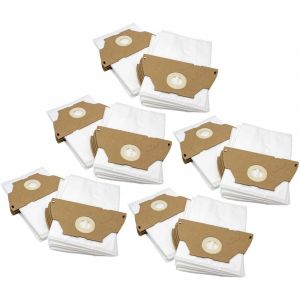 Vhbw 50x Sacs compatible avec Tornado T 185 / T185, TB 101 / TB101, TO 1110 Elyps aspirateur - microfibres non tiss&eacute;es,