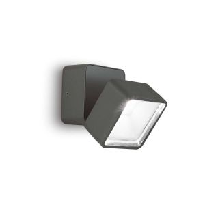 Ideal lux Applique Omega Square 1x7W LED Anthracite