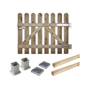 Image de Cemonjardin Portillon kit en bois Coquelicot à fixer