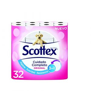 Image de Scottex Ccottex Original Papier toilette 32 Rollos