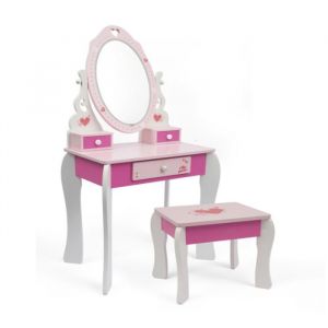 Miss Fashion Coiffeuse En Bois Avec Miroir Led ?