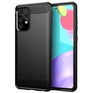 DLH Energy COQUE SILICONE NOIRE POUR SAMSUNG GALAXY A52 5G (SM-A526), Coque, Samsung, SAMSUNG Galaxy A52 5G (SM-A526), Noir DY-PS4524