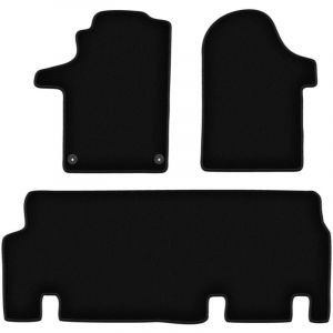 Tapis de sol en velours noir BASIC pour fourgonnette Mercedes Vito W447 (2014-)