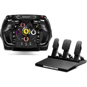 ThrustMaster TX Servo Base + Raceline Pedals III + Volant Add-On Ferrari F1 &ndash; Set de course &ndash; pour PC & Xbox