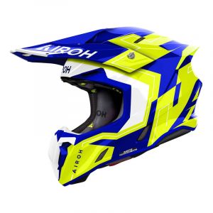 Airoh Casque cross Twist 3 Dizzy blue/yellow gloss- S