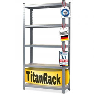 Mammut Tag&egrave;re pour charge lourde Meuble de rangement 5 &Eacute;tages (agglom&eacute;r&eacute;) Gris anthracite 180 x 90 x 60 cm - Gris