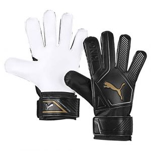 Puma Gants de goal King 4 Football, Noir/Blanc/Or, Taille 9