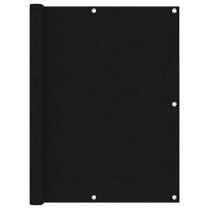 Image de VidaXL &Eacute;cran de balcon Noir 120x300 cm Tissu Oxford