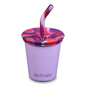 Klean Kanteen Verre Straw Lid 295 ml lilas rose enfant