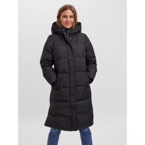 Vero Moda VMERICAHOLLY Long Down Jacket Noos, Noir, M Femme
