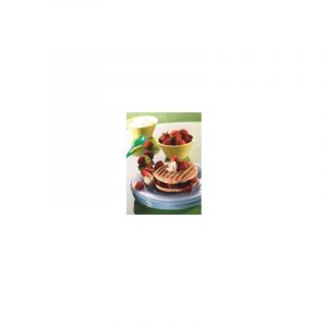 Seb Jeu de plaques: 1 Grill panini pour croque Gaufre - XA800312 - Noir