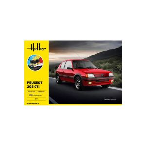 Heller Maquette Starter kit : Maquette voiture : Peugeot 205 GTI - 1/24