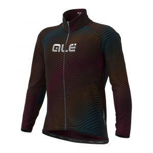 Ale Cycling Klimatik Guscio Rings Waterproof Veste Homme, black/multicolor S Vestes route