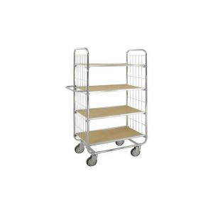 Chariot Antistatique 1395x470 4 Plateaux