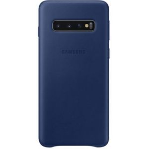 Image de Samsung Coque S10 Cuir bleu marine