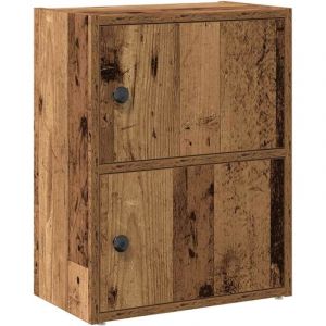 VidaXL Bibliothèque vieux bois 40x24x52 cm bois d'ingénierie