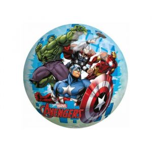 SANS Ballon en plastique dc - thor hulk captain america iron man 23 cm - set jeu de plein air et 1 carte - enfant -