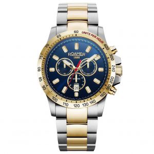 Roamer Mens Watch 861837 47 45 20, Quartz, 45mm, 10atm