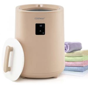 COSTWAY Chauffe Serviette Seau Chauffant 18 L avec &Eacute;cran LED, Poign&eacute;e et Arr&ecirc;t Automatique pour Serviettes Chaudes, Peignoirs Caf&eacute;