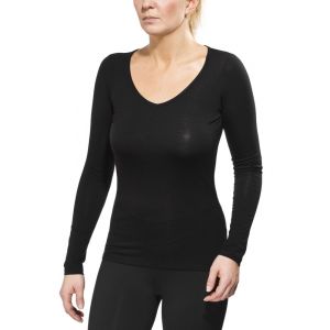 Icebreaker WMNS SIREN LS SWEETHEART BLACK 21 [Taille M]