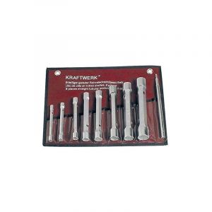 Kraftwerk Jeu de 9 cl&eacute;s en tube droite 6-22 mm 2599-01
