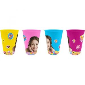 4 verres en plastique Soy Luna 20 cl