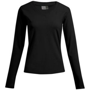 Image de Promodoro T-shirt T-shirt manches longues bien-être Femmes tion Noir - Taille EU XL,EU XS