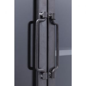 Kare Design Range-bouteilles en acier et sapin massif H156