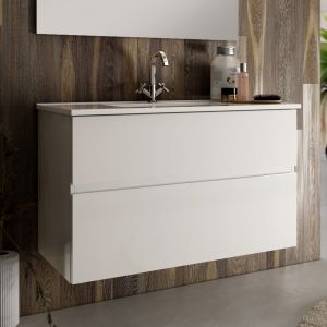 Cosyneo - Meuble de salle de bain 100cm - sans miroir - MIG