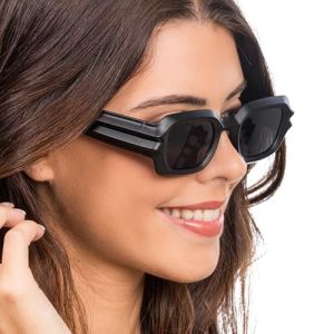 Ruedelafete Lunettes avec monture texturée large Blanches