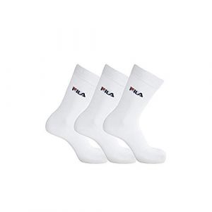 FILA Chaussettes NORMAL SOCKS 3 PAIRS 300 blanc - Taille 39,43,35