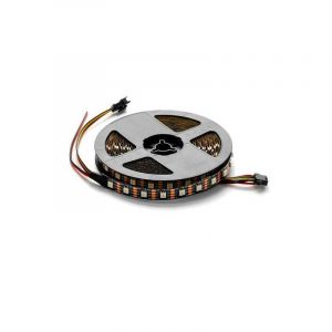 Optonica Ruban LED Digital 7W DC12V 30LED/m longueur 5m - RGB Multicolore