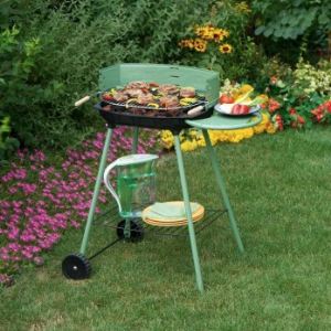 Somagic Paros - Barbecue &agrave; charbon sur pieds