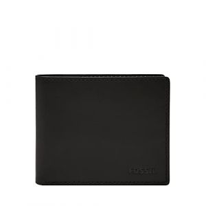 Fossil Portefeuille &agrave; Deux Volets RFID avec fen&ecirc;tre Transparente Derrick en Cuir pour Homme, ML3681001
