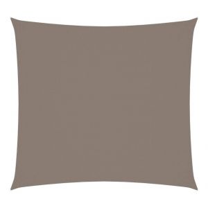VidaXL Voile de parasol Tissu Oxford carré 2x2 m Taupe