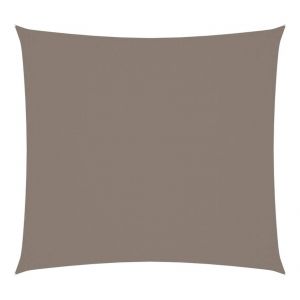 VidaXL Voile de parasol Tissu Oxford carré 2x2 m Taupe