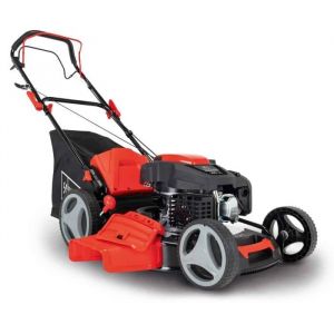 Scheppach Tondeuse à Gazon Thermique MS200-51 - Autotractée - Moteur 4T - Largeur de Coupe 51cm - Panier 65L - Fonction Mulching & Raccord Rapide de Lavage