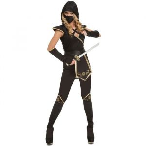 Image de My Other Me Viving Costumes Costume de ninja pour femme Noir S Noir