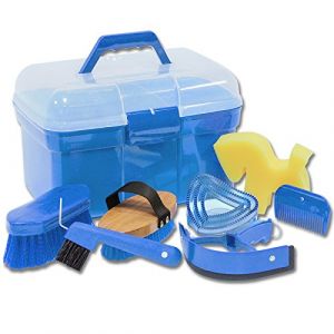 Waldhausen Coffre de pansage complet enfant COULEUR - Bleu azur