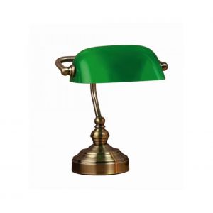 Markslojd Lampe &agrave; poser Bankers, hauteur 25 cm vert