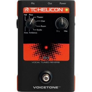 TC-Helicon VoiceTone R1 - Pédale reverb pour voix